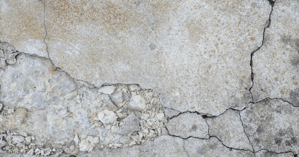 cracked concrete in middle tennessee